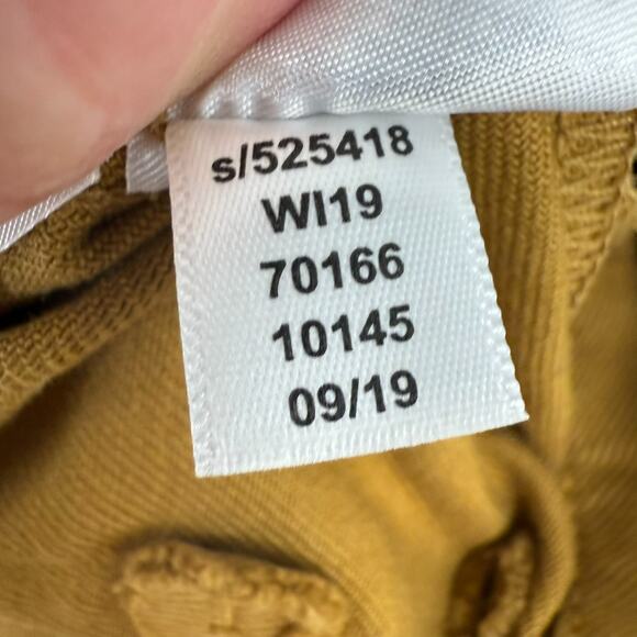 NWT Loft Cropped Pants Womens 6P Camel Paperbag Waist Belted High Rise Stretch - Picture 8 of 11